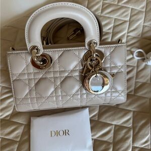 NWT  - Dior Beige Lady-D-
